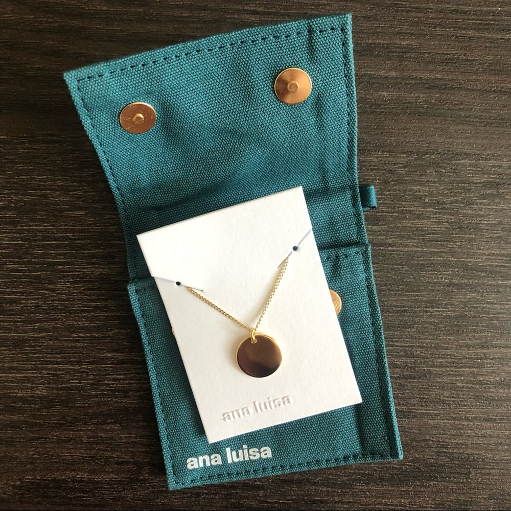 Ana Luisa gold Circle/Cercle necklace